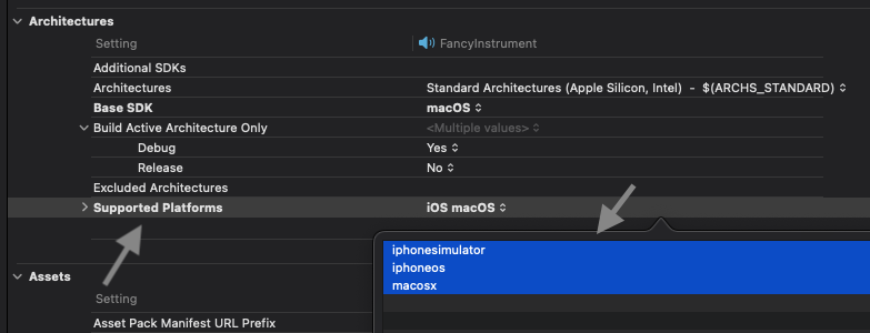 Add iOS to supported platforms